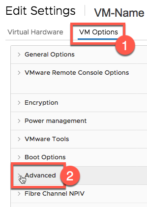 VM-Options -> Advanced
